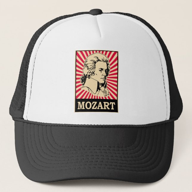 Casquette Pop Art Mozart (Devant)