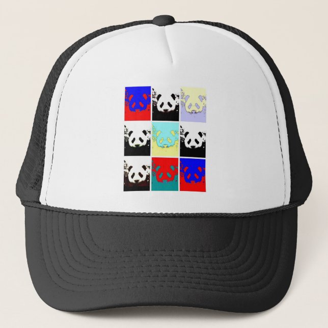 Casquette Pop Art Panda (Devant)