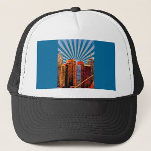 Casquette Pop Art Sunrise Skyline