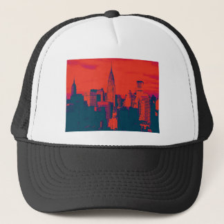 Casquette Pop Style Rouge Retro Art New York City