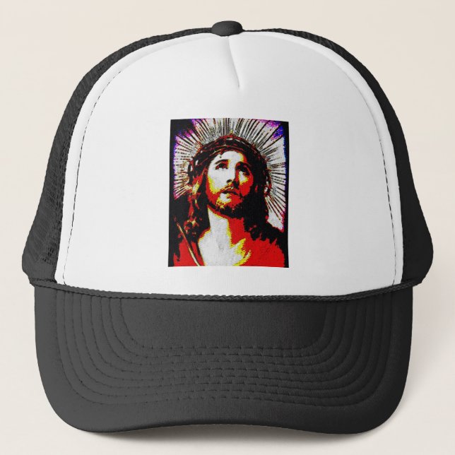 Casquette PopArt Jésus (Devant)