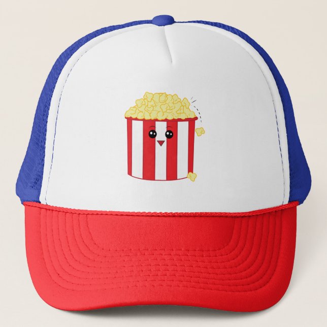 Casquette Popcorn Cute, mais Corny (Devant)