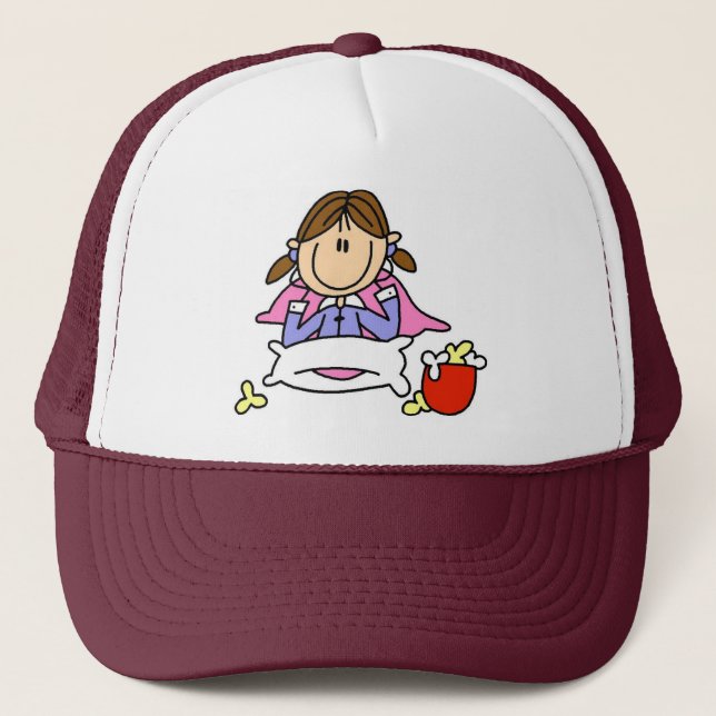 Casquette Popcorn et Pyjama (Devant)