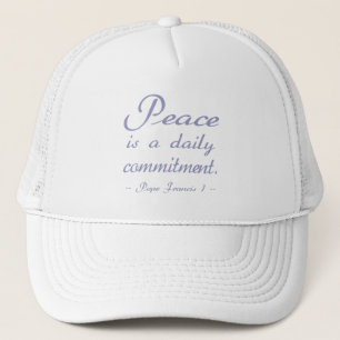 Casquette Pope Francis Peace Commitment