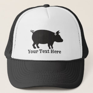 Casquette Porc personnalisable avec l'agriculture de porc