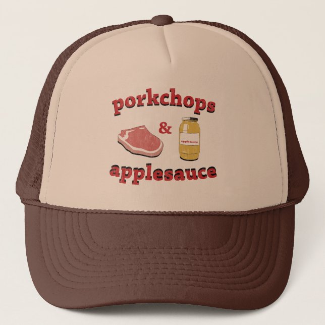 Casquette porkchops et compote de pommes (Devant)