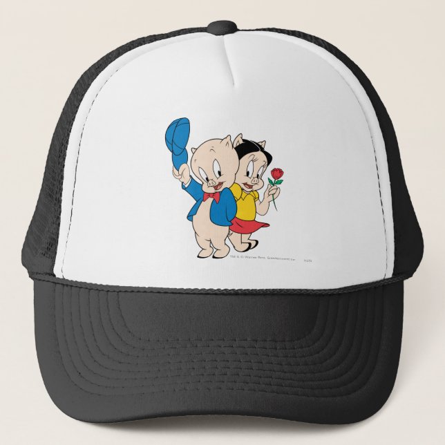 Casquette Porky Pig and Petunia (Devant)