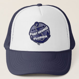 Casquette Port Orange Floride ancre tourbillon casque camion