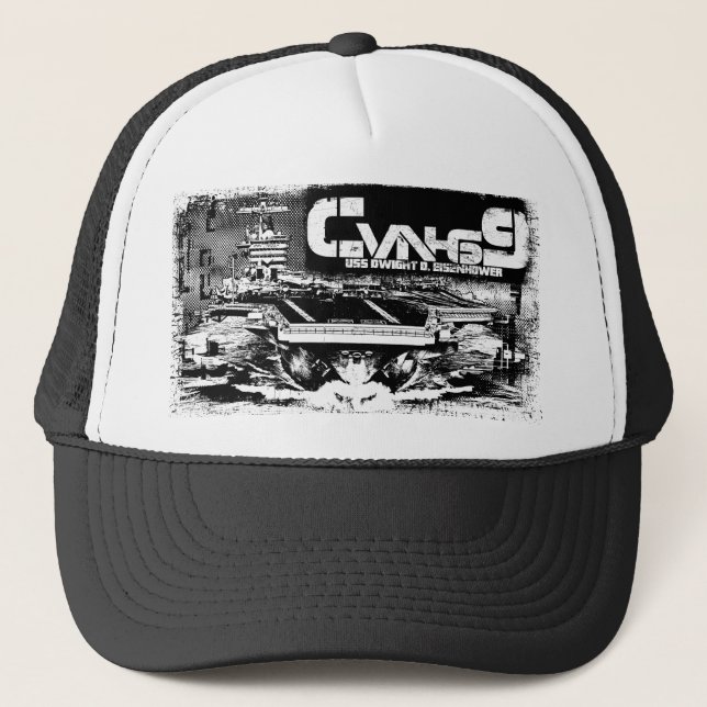 Casquette Porte-avions Dwight D. Eisenhower Trucker Hat (Devant)