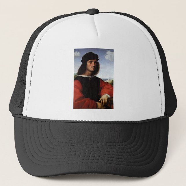 Casquette Portrait d'Agnolo Doni par Raphael Sanzio (Devant)