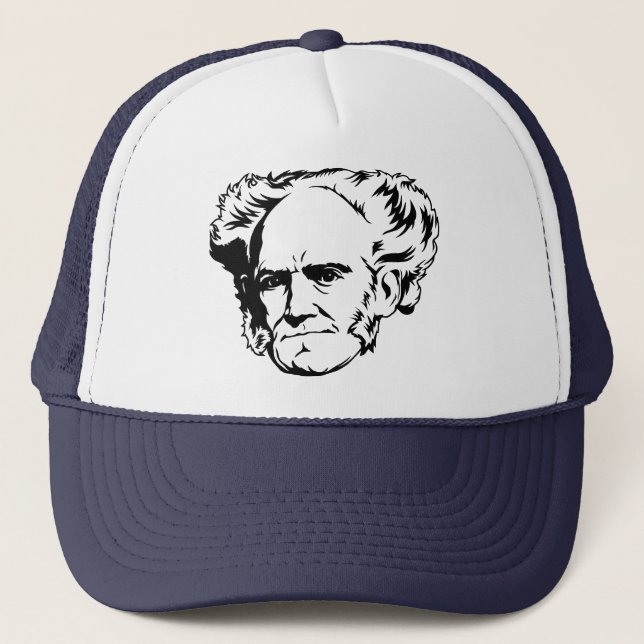 Casquette Portrait d'Arthur Schopenhauer (Devant)