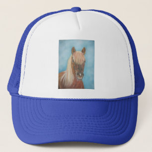 Casquette portrait de chestnut mare cheval équine brun cheva