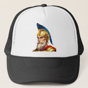 Casquette Portrait de guerrier grec antique