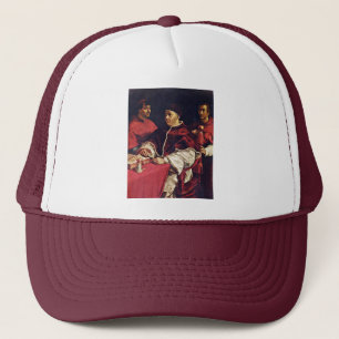 Casquette Portrait des cousins de pape Lion X With His par