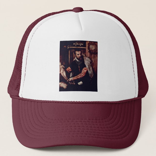 Casquette Portrait du marchand d'art Jacopo Strada par (Devant)