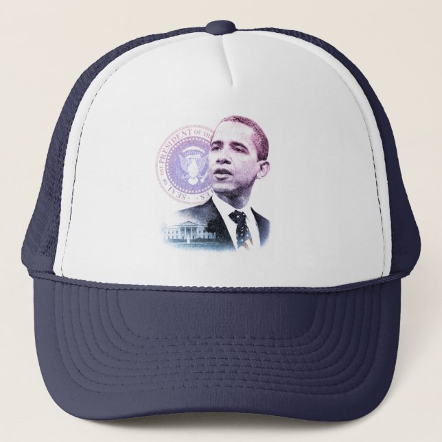 Casquette Portrait du Président Barack Obama (Devant)