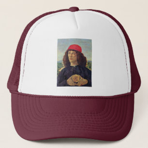 Casquette Portrait d'un homme avec la médaille de Cosimo D.