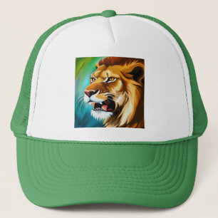 Casquette Portrait Posé côté Lion rugissant-57566