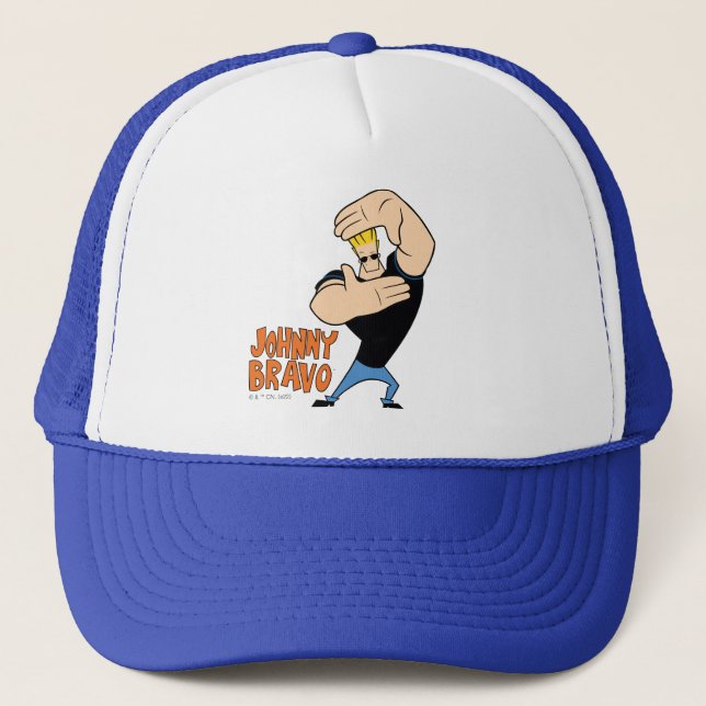 Casquette Pose de trame photo Johnny Bravo (Devant)