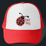 Casquette Poster de animal Ladybug mignon<br><div class="desc">Qui n'aime pas un insecte de femme ? Ce design amusant est sûr d'égayer votre journée.</div>