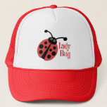 Casquette Poster de animal Ladybug mignon<br><div class="desc">Qui n'aime pas un insecte de femme ? Ce design amusant est sûr d'égayer votre journée.</div>