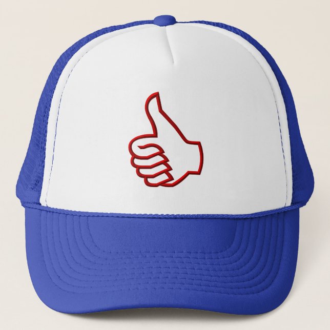 Casquette Pouce Haut main (Devant)