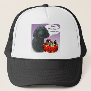 Casquette Poudle (noir) Bonbons d'Halloween