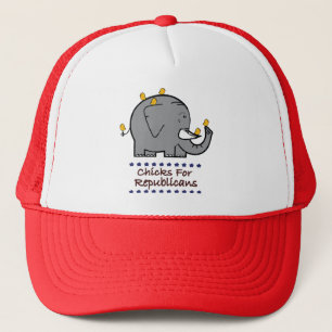 Casquette poules pour les républicains