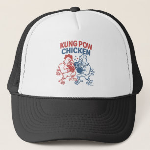 Casquette Poulet de poule Kung Pow amusant jeu de nourriture
