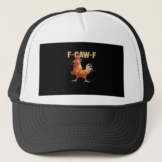 Casquette Poulet drôle F-Caw-F tendance drôle (Devant)