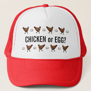Casquette Poulet ou l'oeuf ?