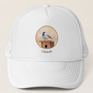 Casquette Poulet sur la peinture d'oiseaux Art original