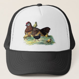 Casquette Poulets Animaux Vintage