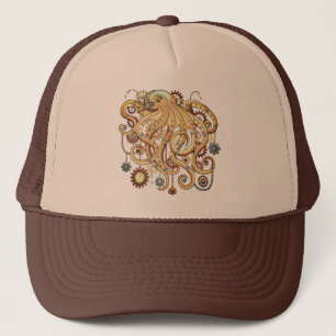 Casquette Poulpe Steampunk Rétro Fantastique Mécanique