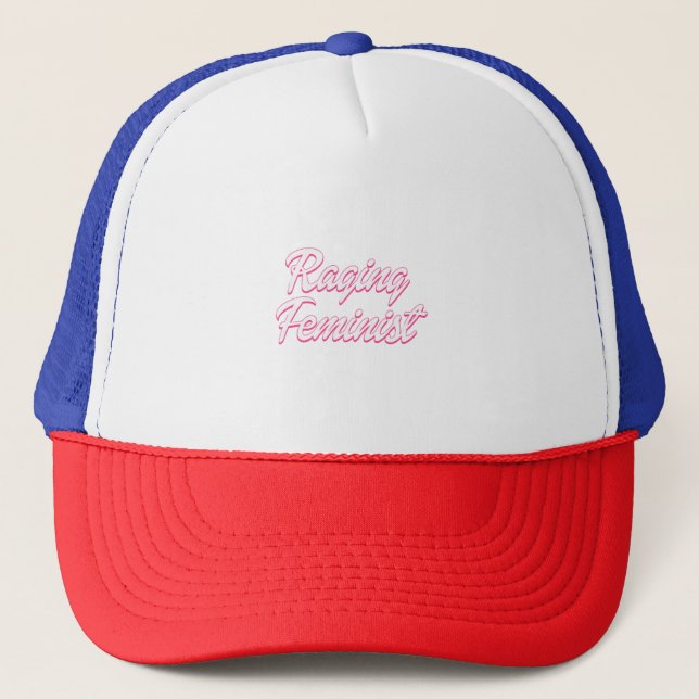 Casquette Poupée Féministe Enragée  (Devant)