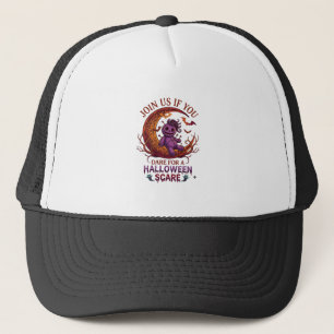 Casquette Poupée Vaudou Croissant de Lune Violette Épouvante
