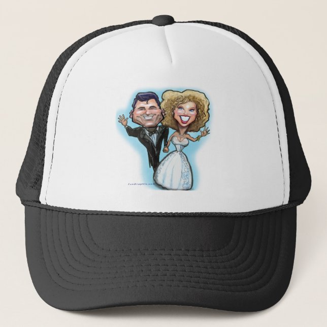 Casquette Poupées de gâteaux mariages (Devant)