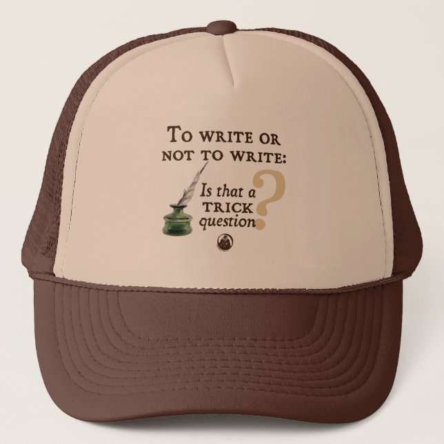 Casquette Pour écrire ou ne pas écrire (Devant)