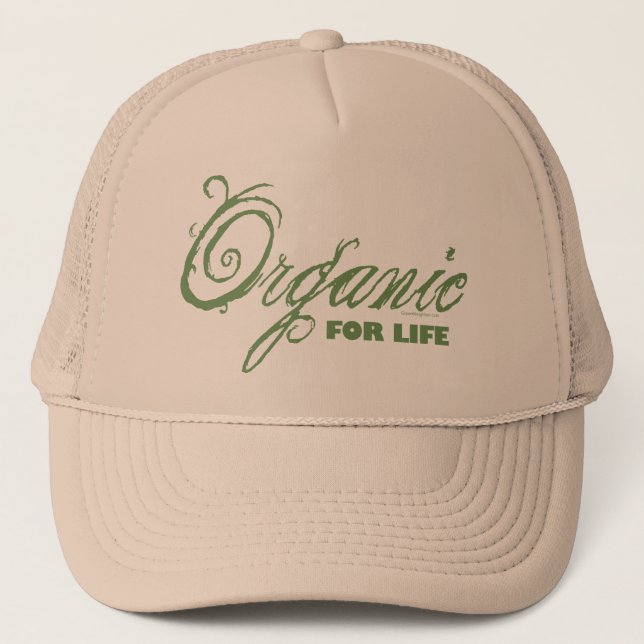 Casquette Pour la vie, bio (Devant)