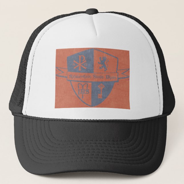 Casquette Pour le logo de rouge de roi et de pays (Devant)