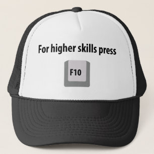 Casquette pour les compétences supérieures appuyez sur l'i