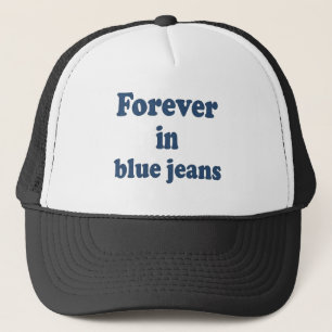 Casquette Pour toujours dans l'habillement de blues-jean