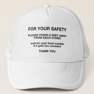 Casquette Pour votre sécurité