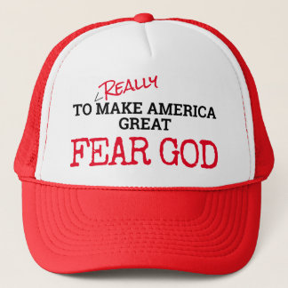 Casquette Pour vraiment rendre l'Amérique grande peur DIEU r