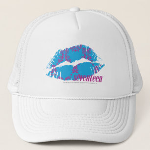 Casquette Pourpre-Aqua de damassé