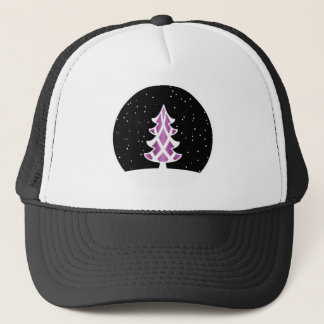 Casquette Pourpre de ciel de Milou de rubans d'arbre de Noël