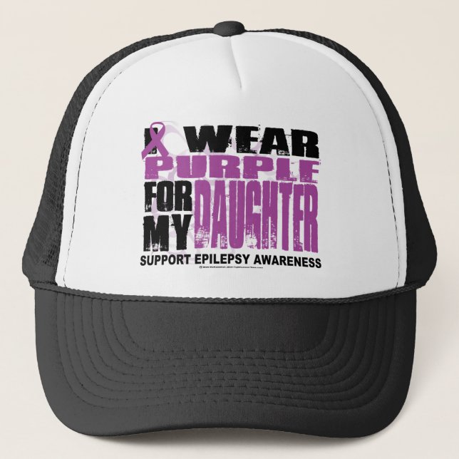 Casquette Pourpre d'épilepsie pour la fille (Devant)