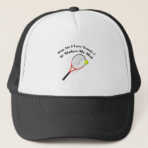 Casquette Pourquoi font le tennis d'amour d'I. Il me rend