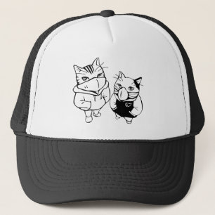 Casquette Poussière de Masque Chat Cheeky Peste de foin pour