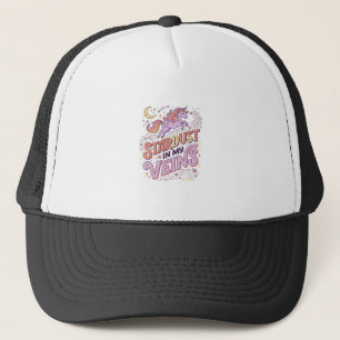 Casquette Poussière d'étoile de licorne dans mes veines conc